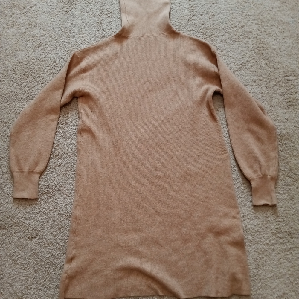Time and Tru Tan Knit Dress